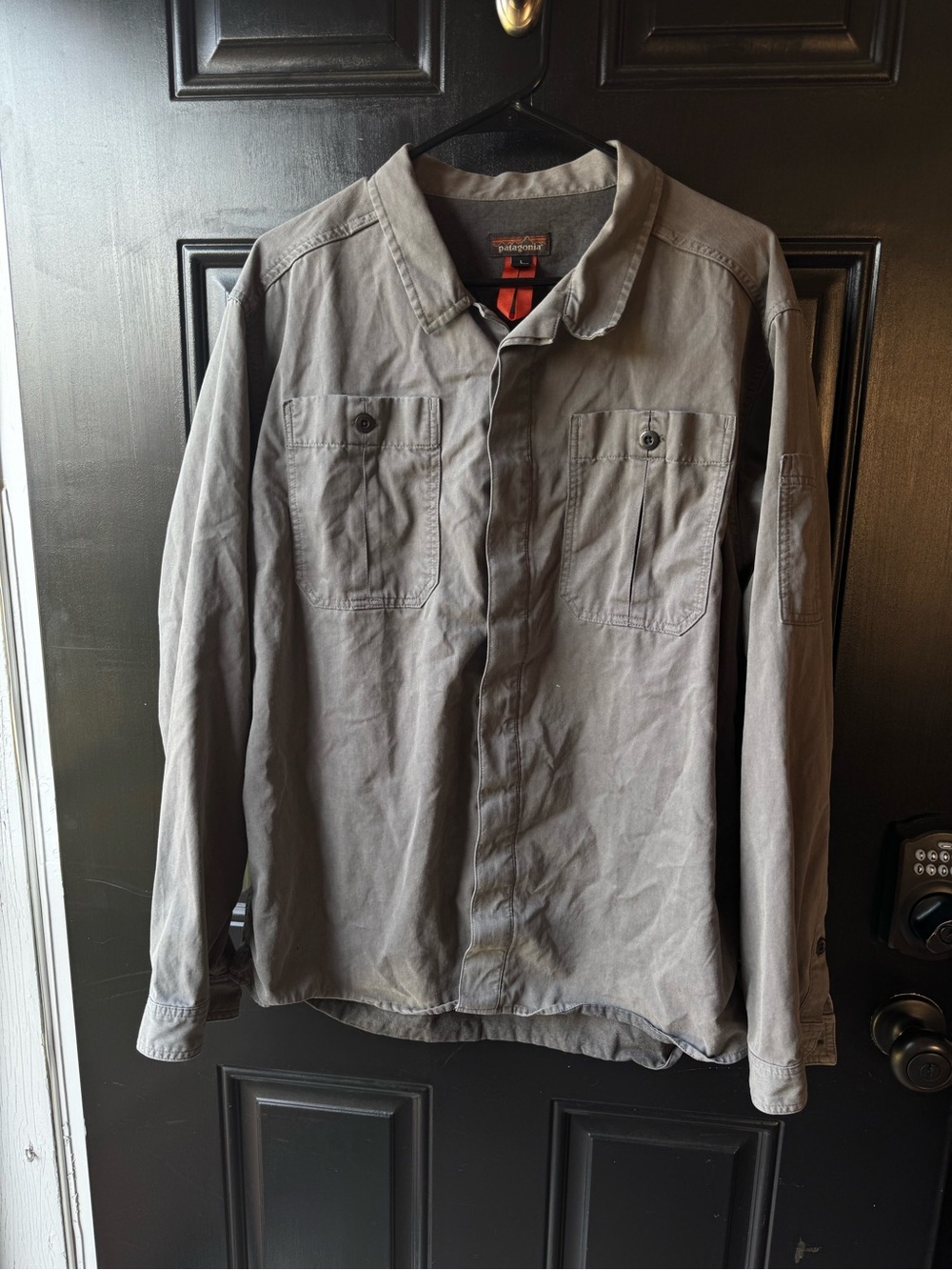 Patagonia Lightweight Gray Shirt Jacket with Button Pockets